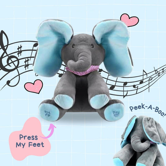 Peek-a-Boo Elephant™ Interactive Plush Toy