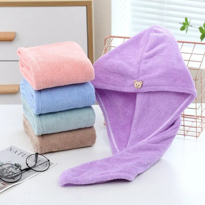 QuickDry™ Microfiber Fast Hair Drying Towel